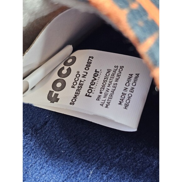 Chicago Bears NFL Unisex Kids SZ XL (7-8) Multi-Color Fluffy Slippers by FOCO - Picture 7 of 8